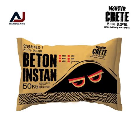 Jual Semen Instan Mortar Beton Instan Monster Crete Kg K