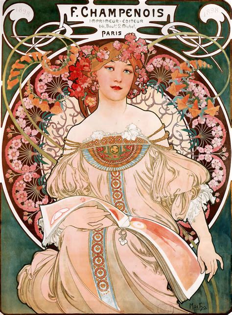 Alphonse Mucha La Mente Detr S De Los Carteles Art Nouveau