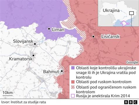 Rusija I Ukrajina Za To Je Bahmut Va An Za Obe Strane U Ratu Bbc