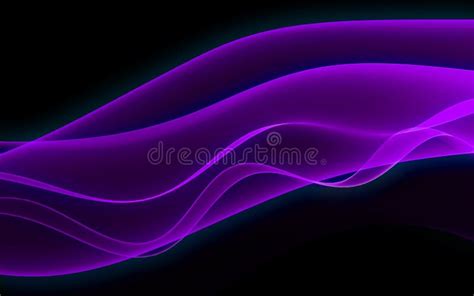 Poster De La Vague Violette Couverture Abstraite Violet Illustration De