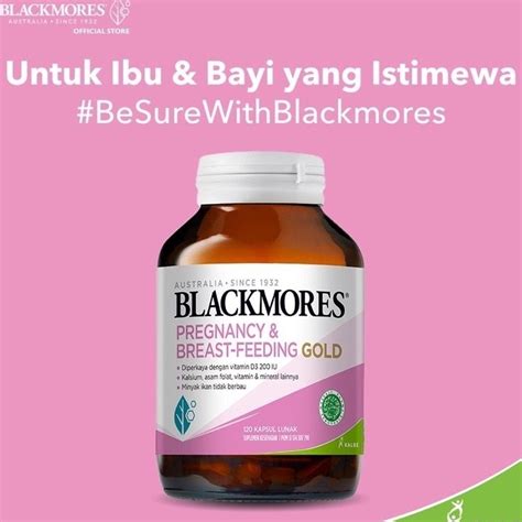 Jual Trxq7Q1c BLACKMORES PREGNANCY BREASTFEEDING GOLD 60 KAPSUL