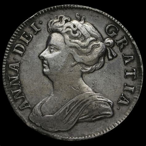 Queen Anne Early Milled Silver Octavo Half Crown Ebay