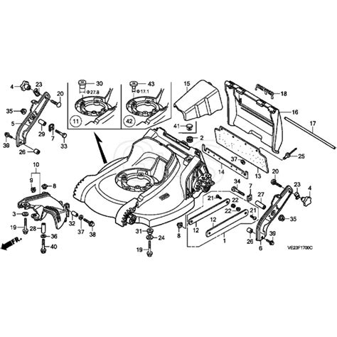 Honda Hrb C Sxe Mzcb Cutter Housing Diagram Ghs