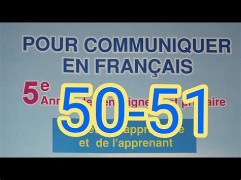 Conjugaison le présent de l indicatif des verbes du 3 groupe page 50 51