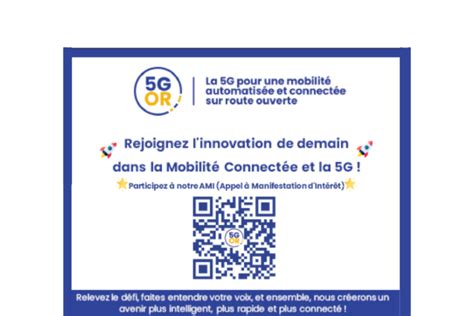 Appel à projet la 5G pour une mobilité automatisée et connectée sur