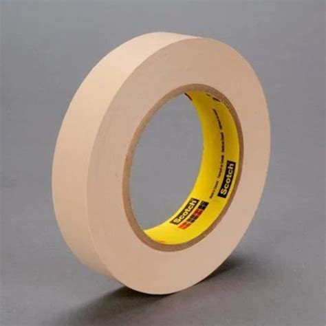 3M Oil Gas Scotch Flatback Masking Tape 250 Tan 1 In X 60 Yd 6 0 Mil