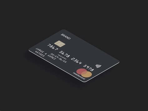 Free Contactless Credit Card Mockup (PSD)