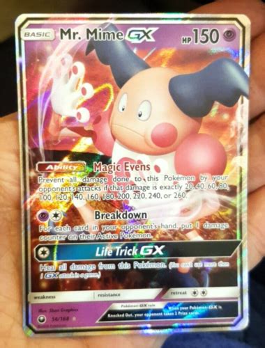 Mr Mime Gx Celestial Storm Nm Ultra Rare Pokemon Card Ebay