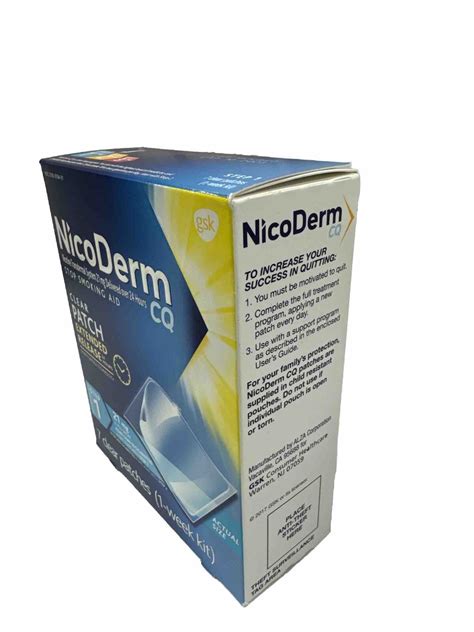 Nicoderm Cq Step Clear Nicotine Patches Week Kit See