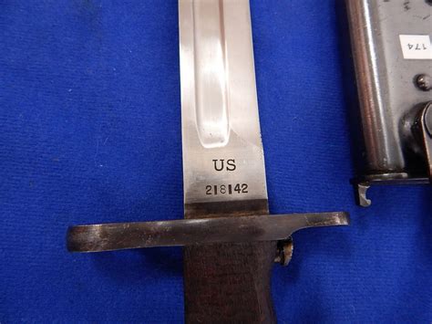 Us M 1903 Springfield Rifle Bayonet Ws J And J Military Antiques