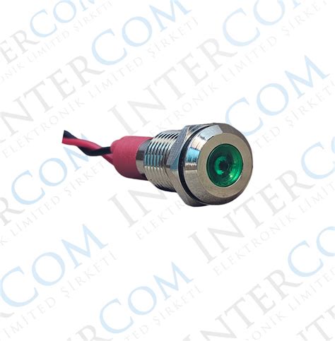 D10S 10MM METAL KABLOLU SİNYAL LAMBASI 12 24V