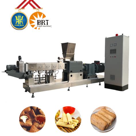 Automatic Puff Core Filling Snack Food Extruder Puff Food Making