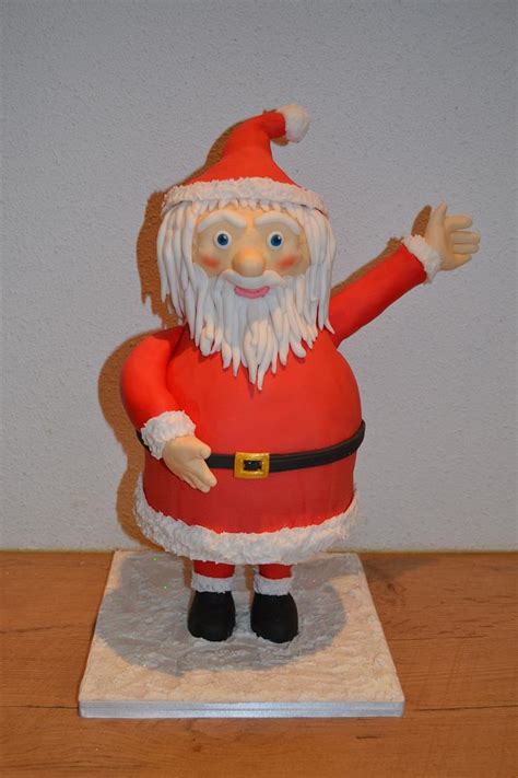 3d Santa Claus Decorated Cake By Fantaartsie Tamara Van Cakesdecor