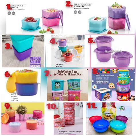 Jual Serba Serbi Toples Kotak Tupperware Tall Square Small Vivid