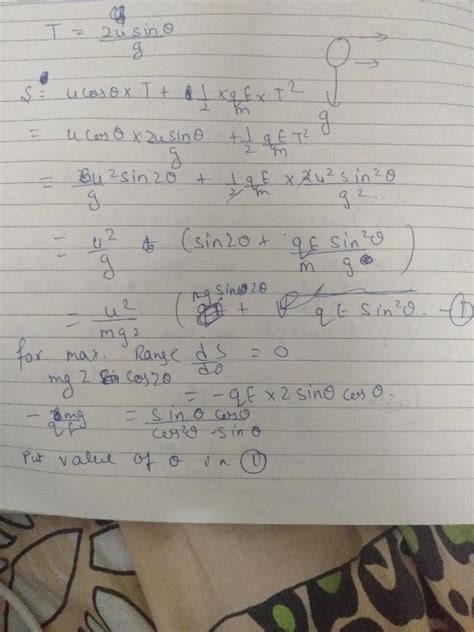 Particle Of Mass M Carries An Electric Positive Charge And Is