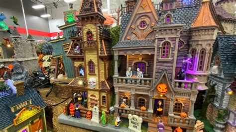 Lemax Spooky Town At Michaels Halloween Village Pieces Youtube