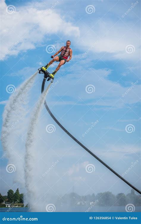 Flyboarding Flyboard Editorial Stock Image Image Of Drop 126356854