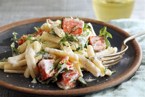 Smoked Salmon Pasta Sour Cream