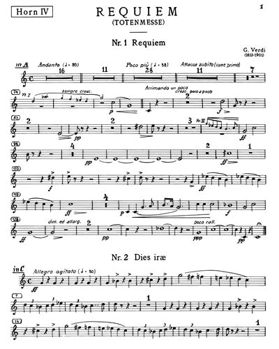 Requiem Sheet Music By Giuseppe Verdi Nkoda