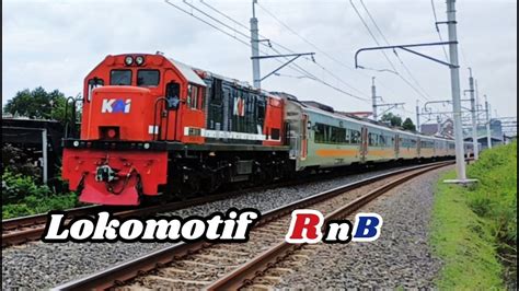 Hunting Kereta Api Ada Ka Logawa Dengan Lokomotif Rnb Youtube