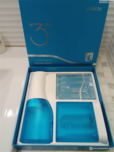 Ирригатор Xiaomi SOOCAS W3 Pro - «Xiaomi SOOCAS W3 Pro» | отзывы