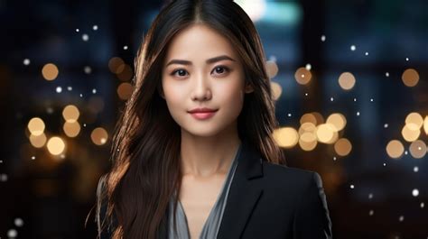 Premium Photo Asian Business Woman Portrait Of A Professional In