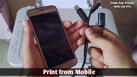 How To Print From Any Printer In Android Phone With Usb Cable। Print From Mobile To Canon