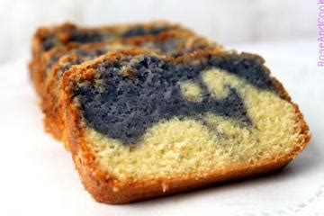 Recette Cake Marbr Sucr La Pomme De Terre Vitelotte G