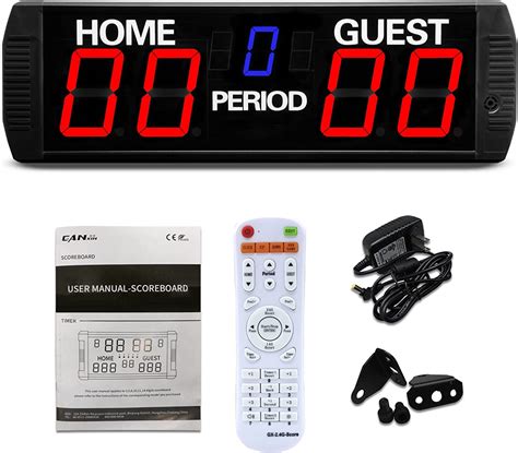 Gan Xin Digits Led Digital Scoreboard Indoor Use Basketball Football