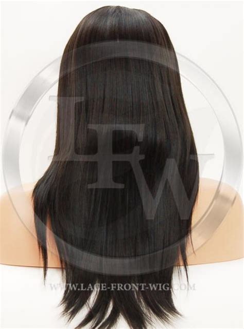 Silky Straight Synthetic Lace Front Wig 16 Inch Color 2