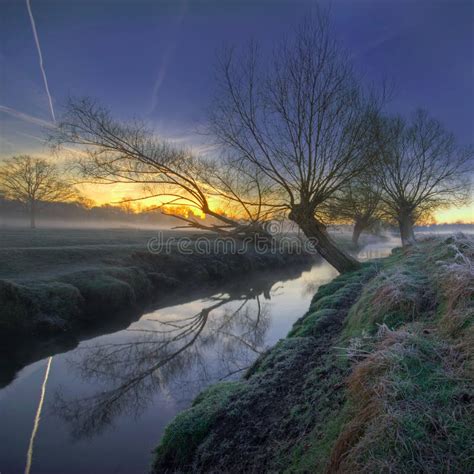 Sunrise in the park 1 stock image. Image of water, river - 4658883