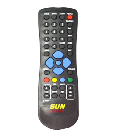 Buy Remote Used For Sun Direct Dth Online At Best Price In India