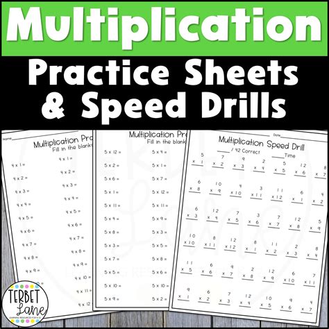 Multiplication Math Facts Fluency Worksheets Worksheets Library