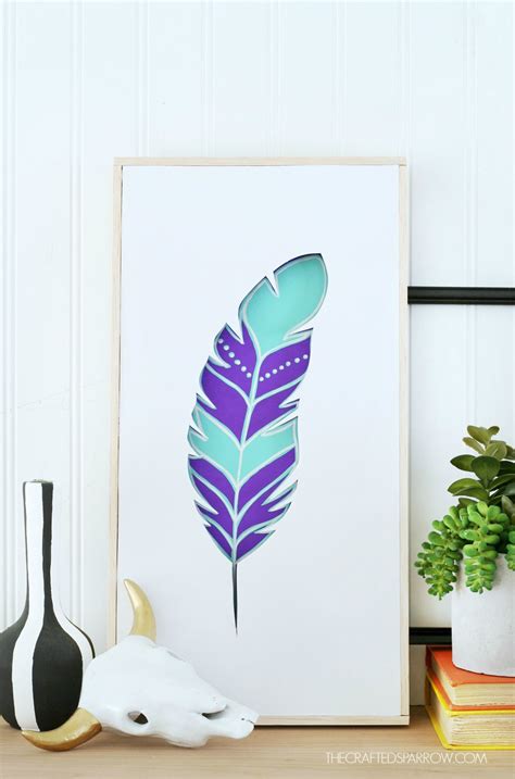 DIY Feather Art