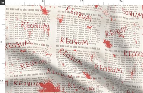 Redrum Fabric Spoonflower