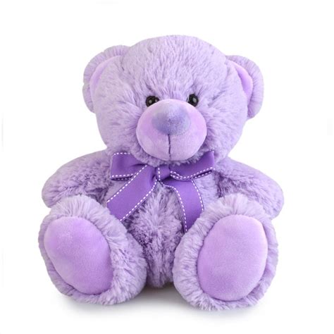 Lilac Purple Teddy Bear My Buddy Korimco 23cm