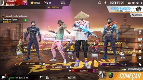 LIVE DE FREE FIRE AO VIVO VEM PRA LIVE YouTube