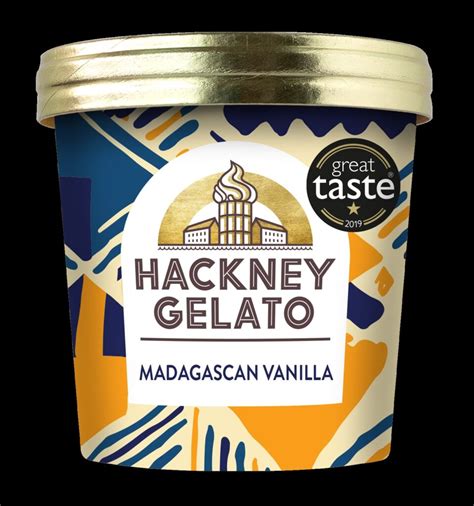 Hackney Gelato Madagascan Vanilla Cup Consort Frozen Foods