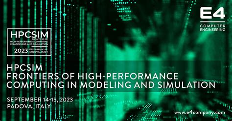 E4 Computer Engineering And Nvidia At Hpcsim 2023