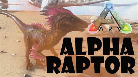 New Alpha Raptor Utahraptor Ark Survival Evolved Youtube