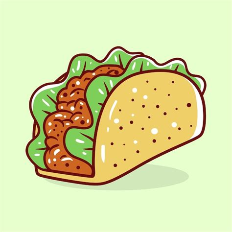 Premium Vector Tacos Element Vector Illustration