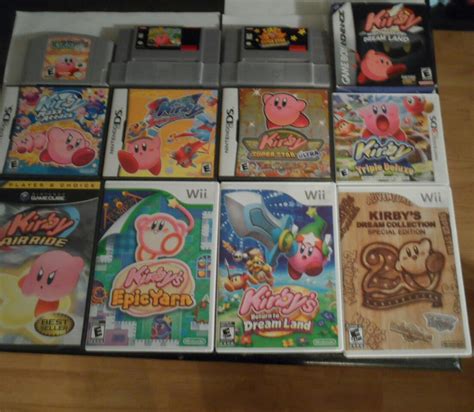 my kirby games collection by comicanimefan on DeviantArt