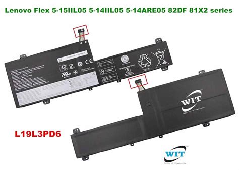 L19l3pd6 5b10x49077 L19c3pd6 L19d3pd6 L19m3pd6 Laptop Battery For Lenovo Ideapad Flex 5 15iil05