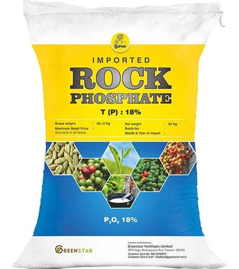 Rock Phosphate For Fertilizer Packaging Type Bag At Rs 8000 Tonne In