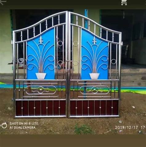 Modern Stainless Steel Compound Gate For Home At Rs 960 Sq Ft In