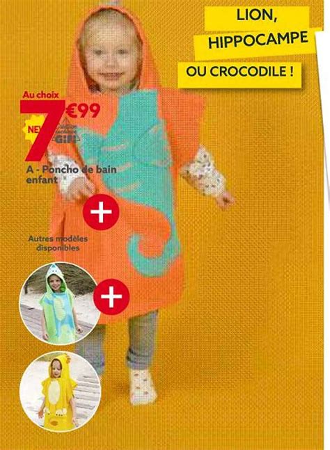 Promo Poncho De Bain Chez GiFi ICatalogue Fr