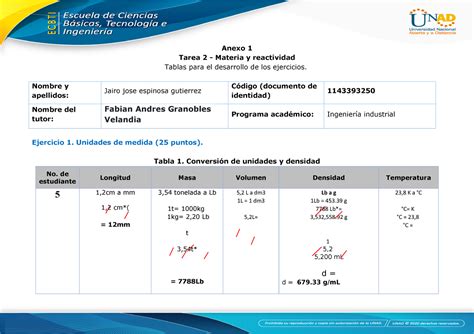 Tarea Materia Y Reactividad Anexo Tarea Materia Y Reactividad