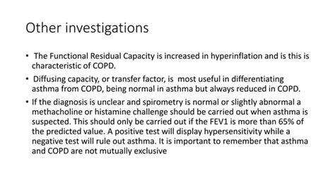 COPD Vs Asthma PPT