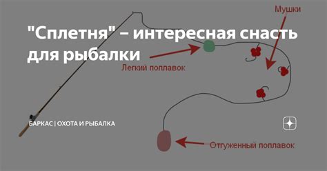 "Сплетня" – интересная снасть для рыбалки | Баркас | Охота и Рыбалка | Дзен