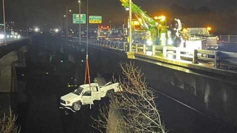 Driver Hospitalized After Driving Truck Into Merrimack River